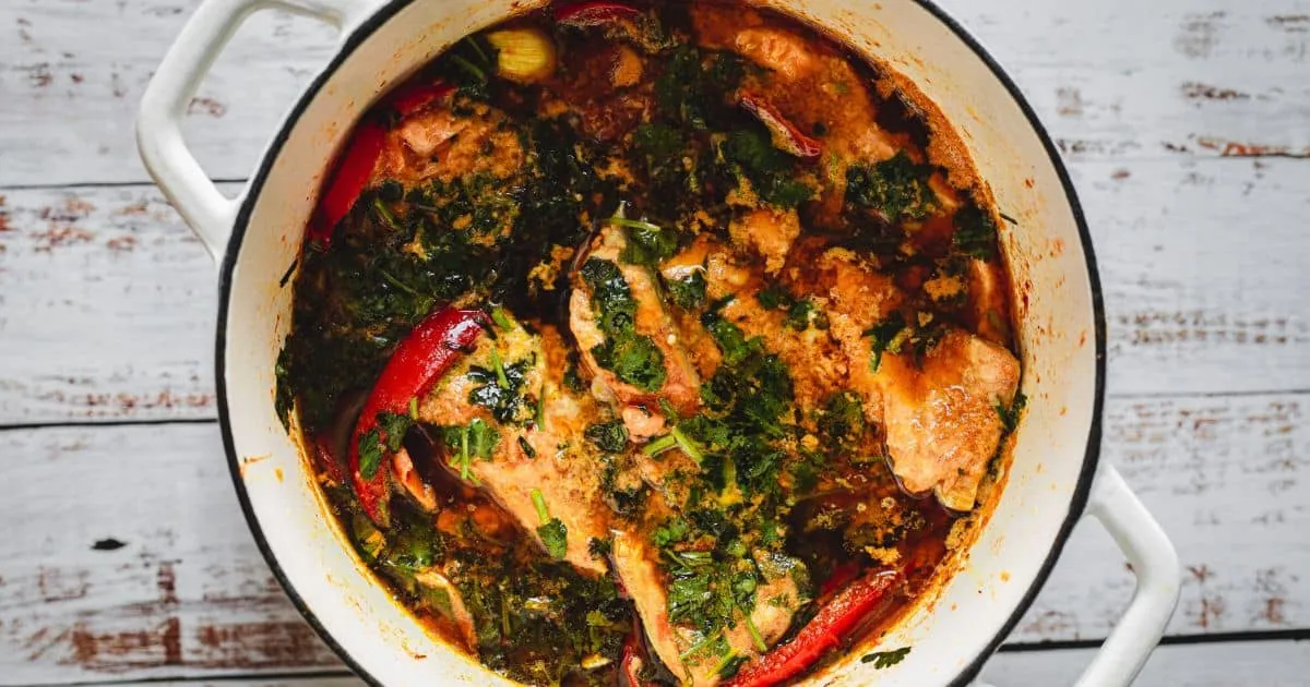 Moroccan Salmon Skillet