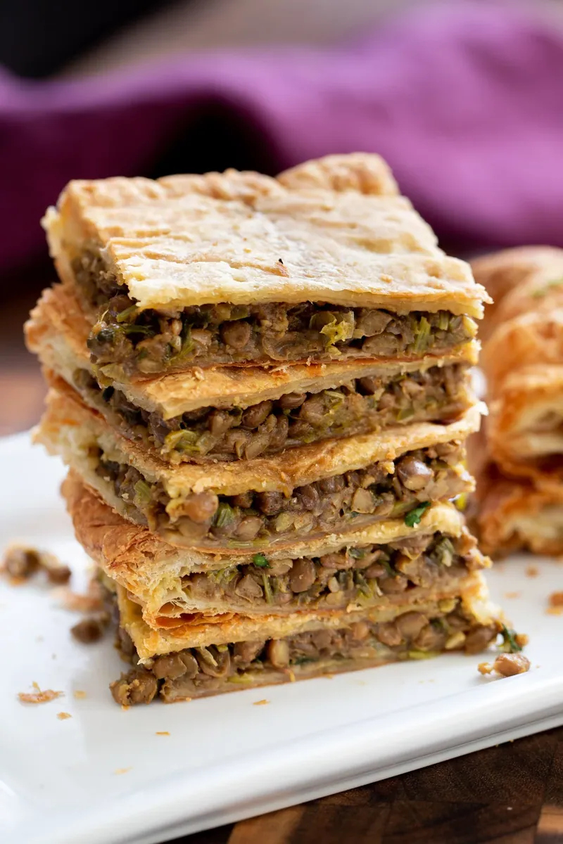 Lentil Sambusa Pie