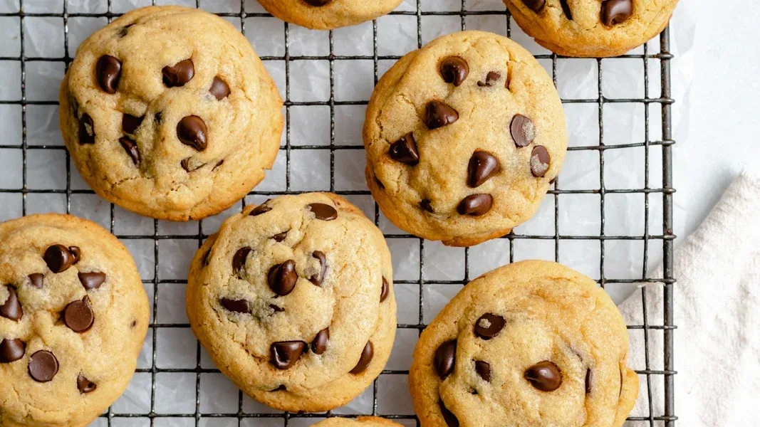 Chickpea Flour Chocolate Chip Cookies
