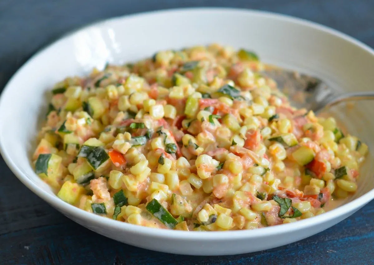 Corn Zucchini Tomato Skillet