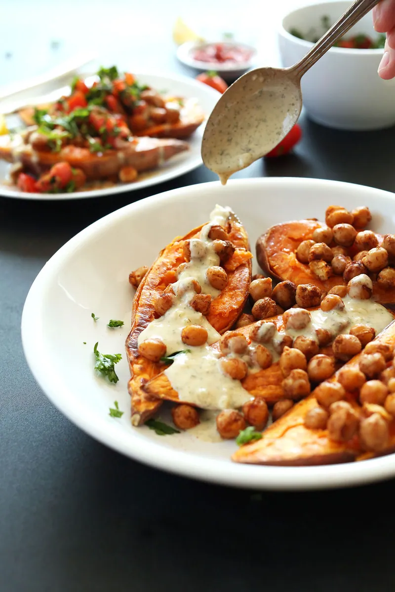 Mediterranean Sweet Potatoes