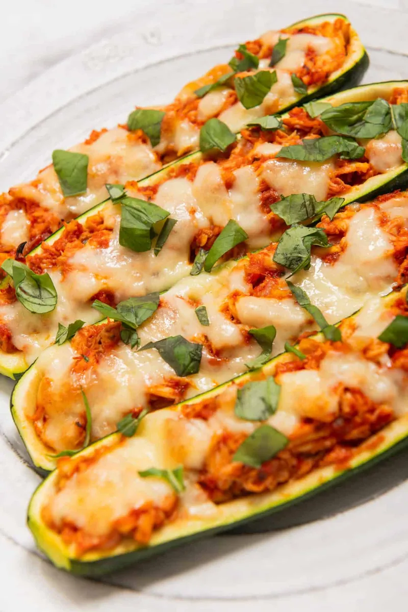 Chicken Zucchini Boats