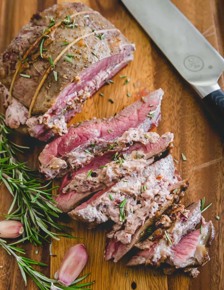 Stuffed Butterflied Lamb