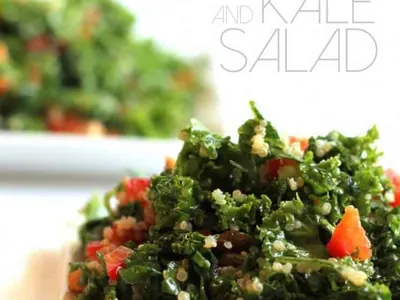 Quinoa Kale Salad with quinoa