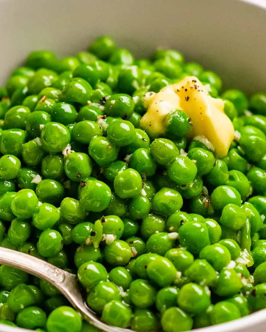 Garlic Buttered Peas