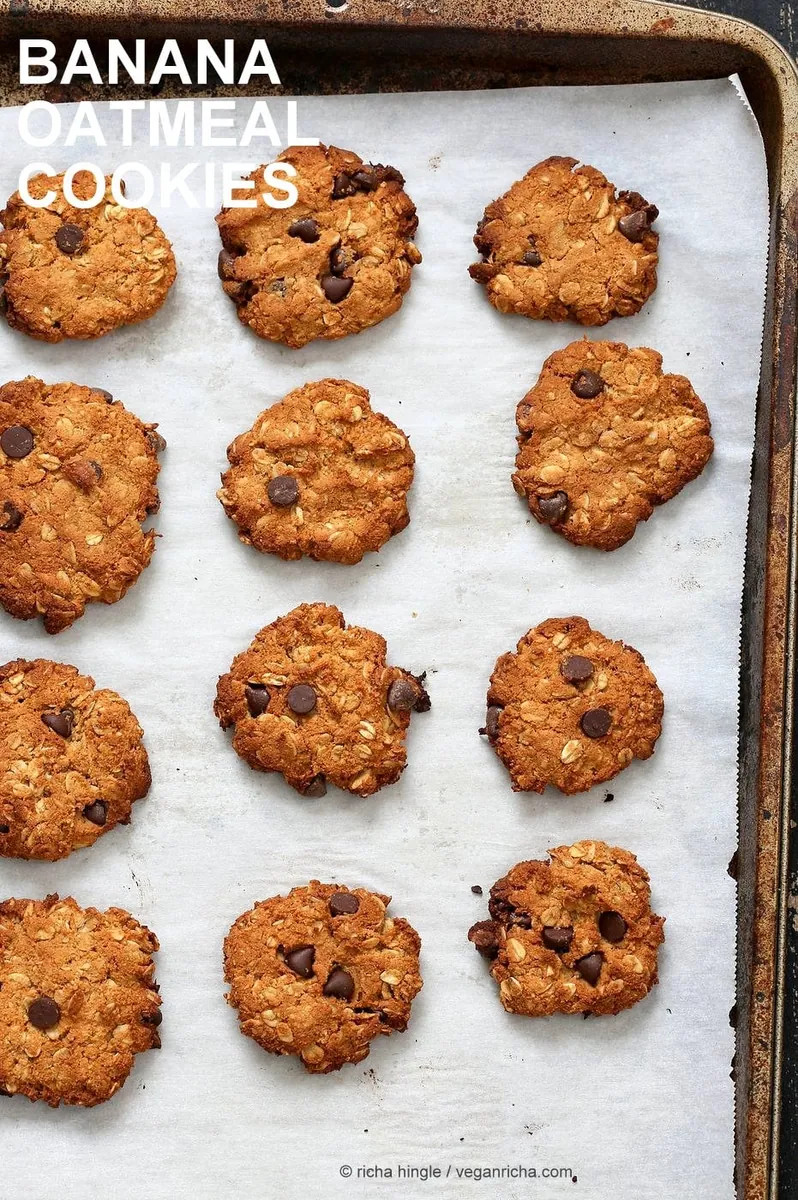 Banana Oatmeal Cookies