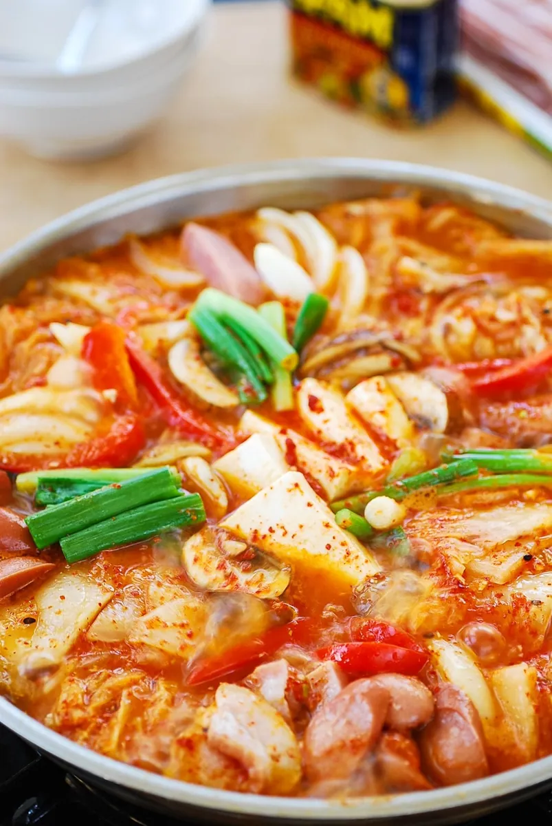 Korean Sausage Kimchi Stew