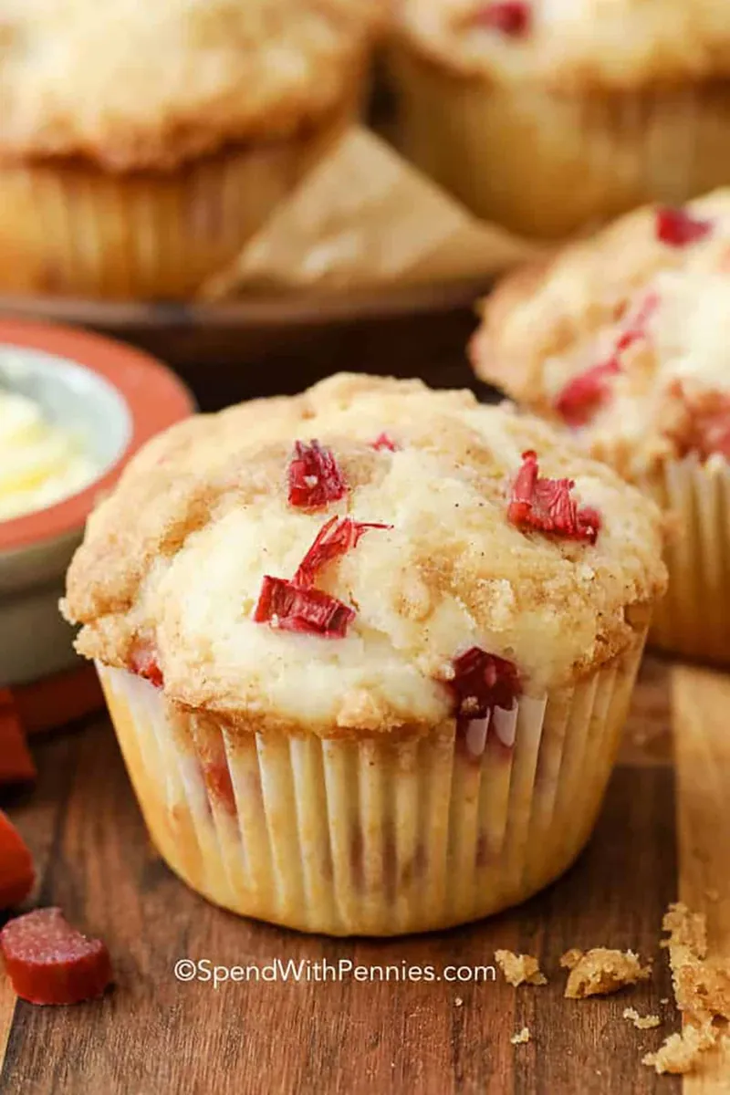Rhubarb Muffins