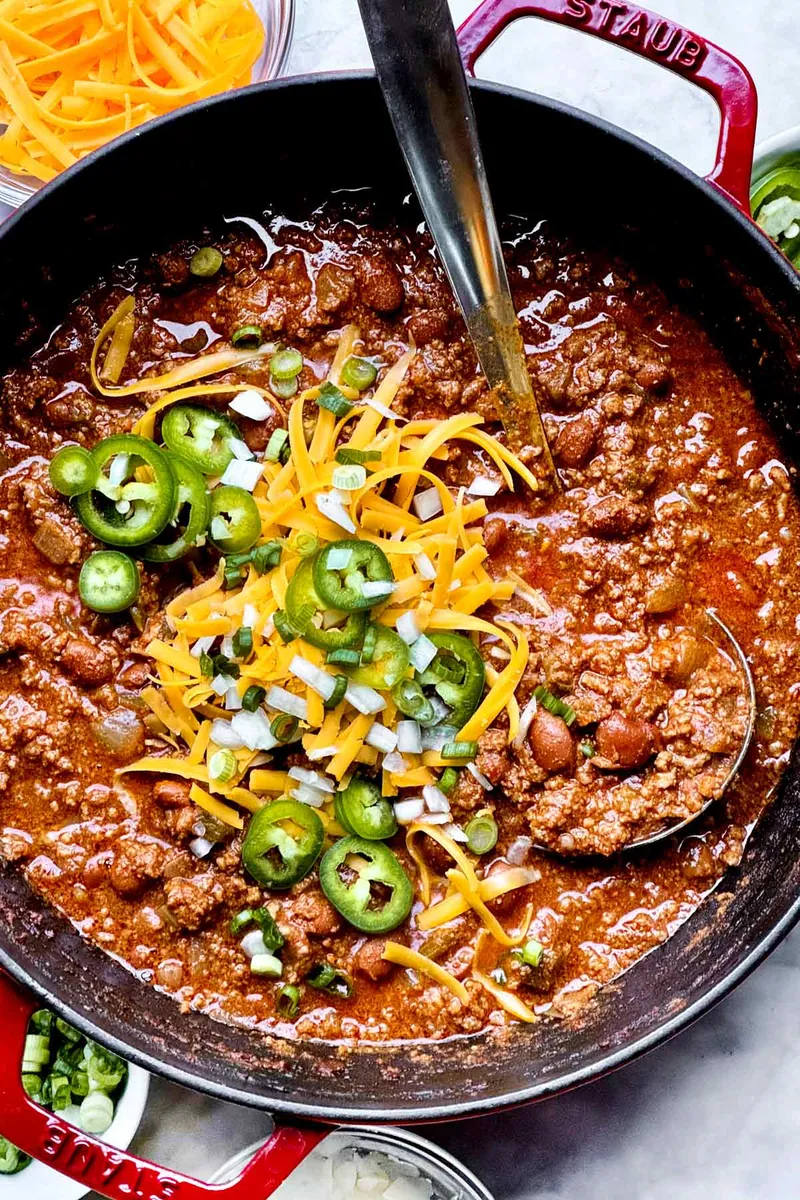 Beef Chili with ground beef