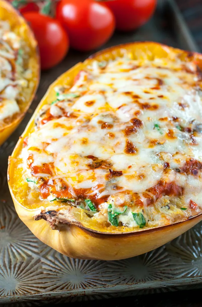 Cheesy Spaghetti Squash Lasagna