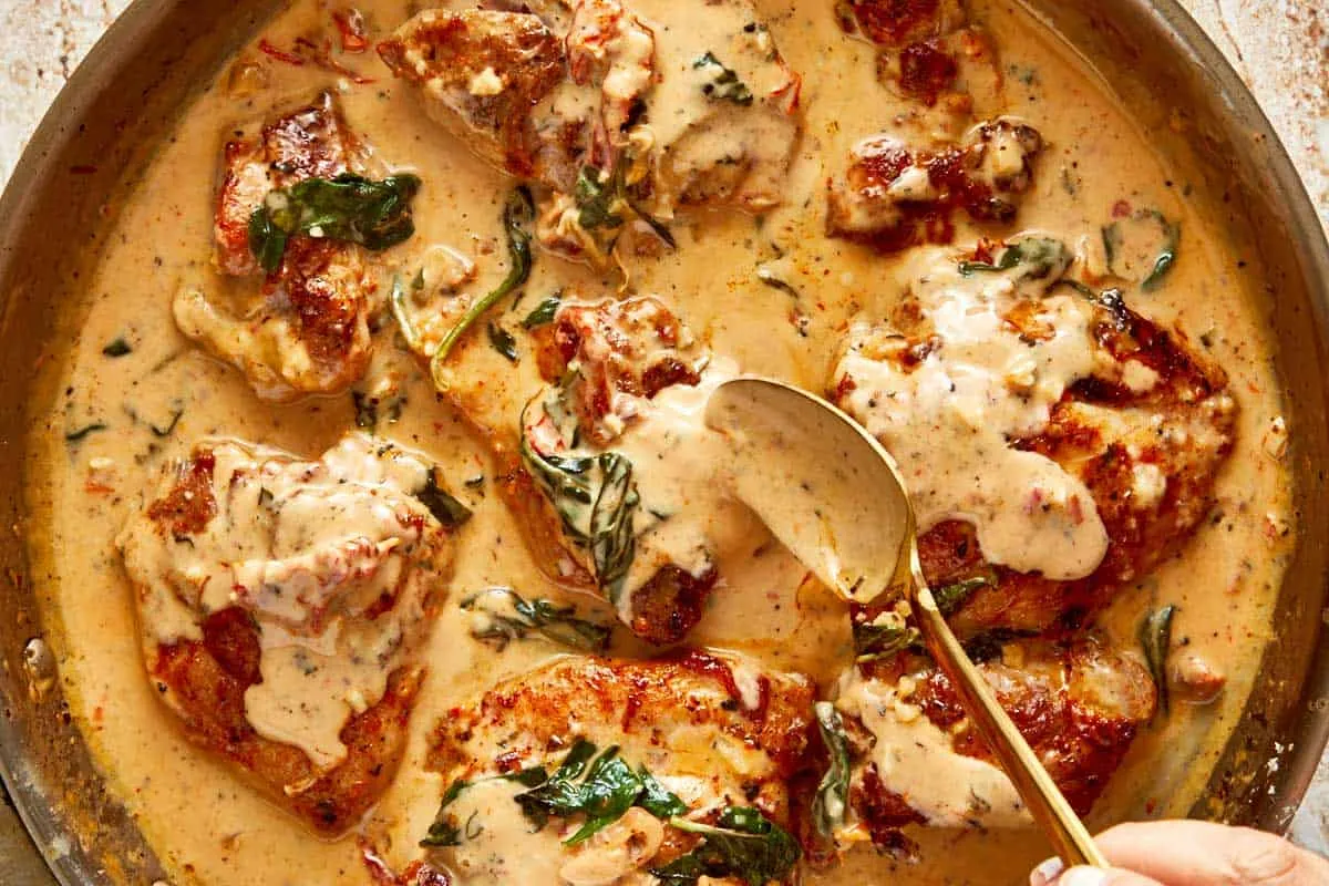 Creamy Tuscan Chicken Thighs
