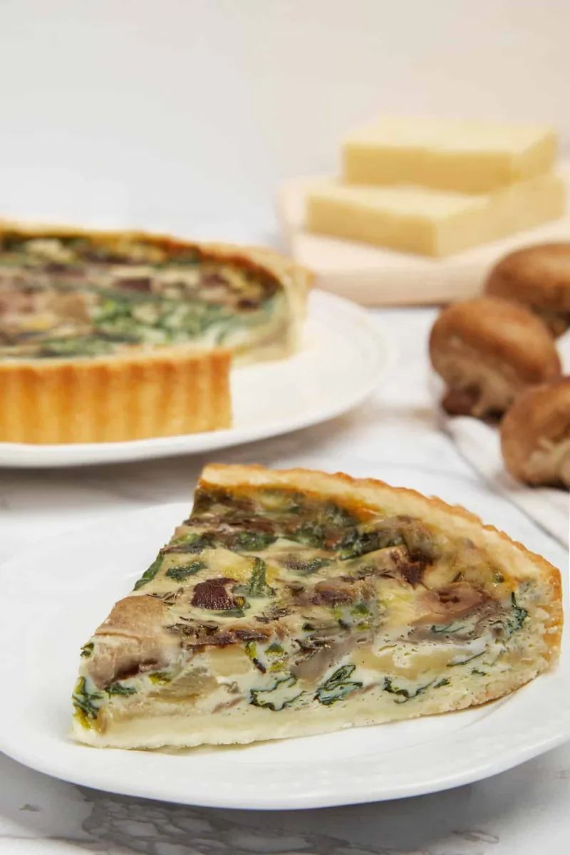 Mushroom Quiche