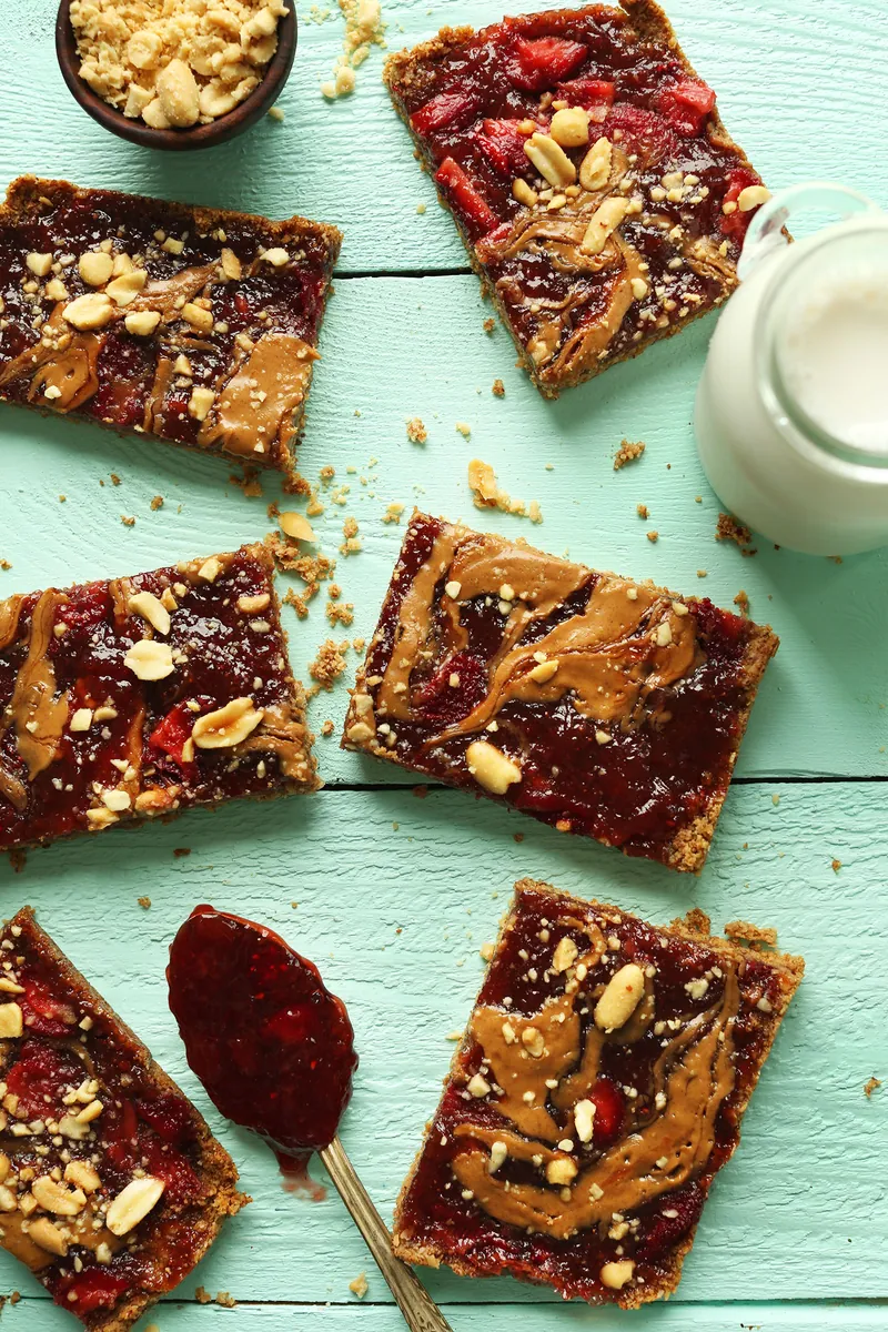 Peanut Butter Jelly Bars