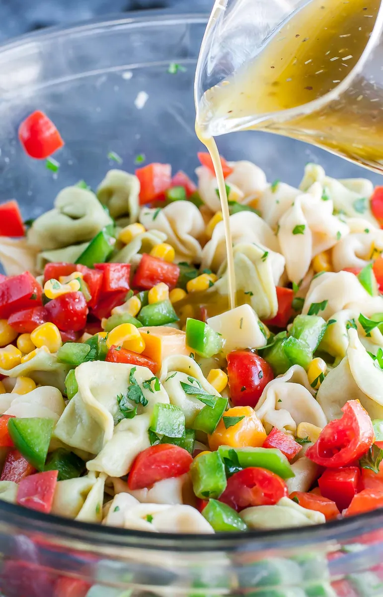 Garden Veggie Tortellini Salad