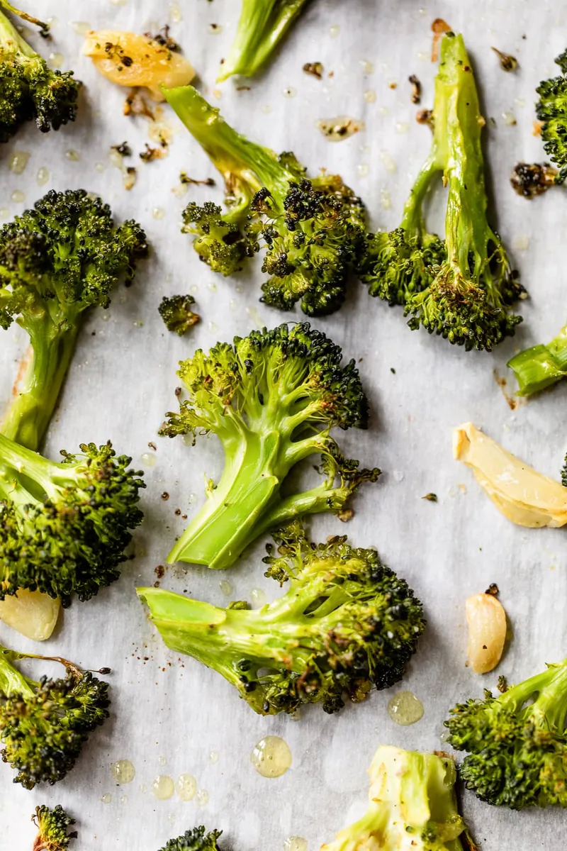 Roasted Garlic Broccoli
