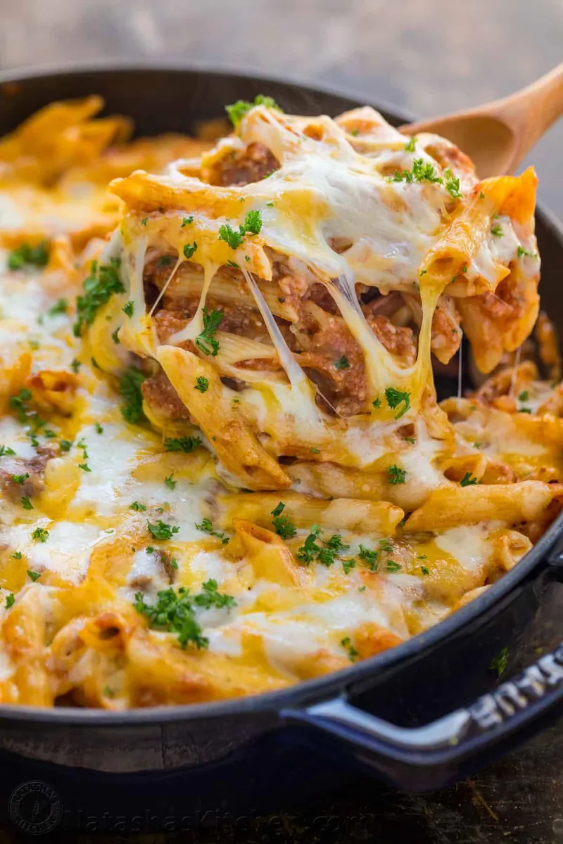 Skillet Lasagna with Penne