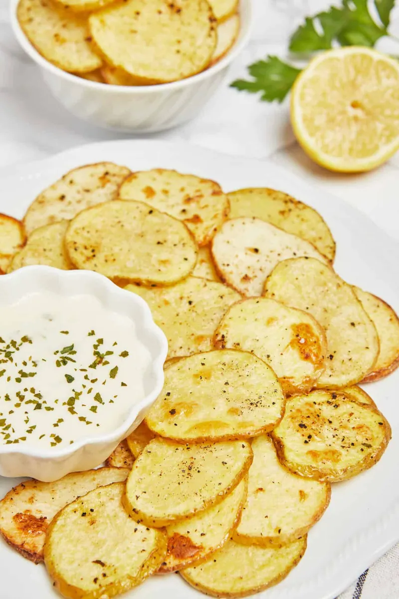 Air-Fryer Potato Slices