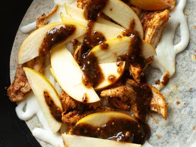 Chicken Apple Quesadillas