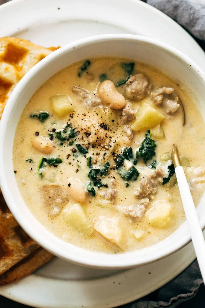 Sausage Kale White Bean Soup