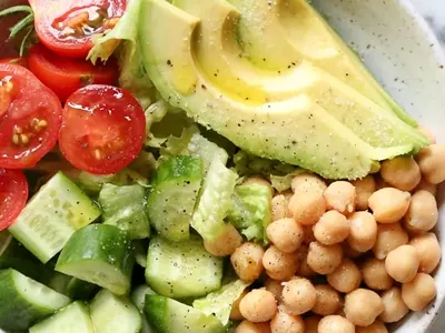 Chickpea Avocado Salad