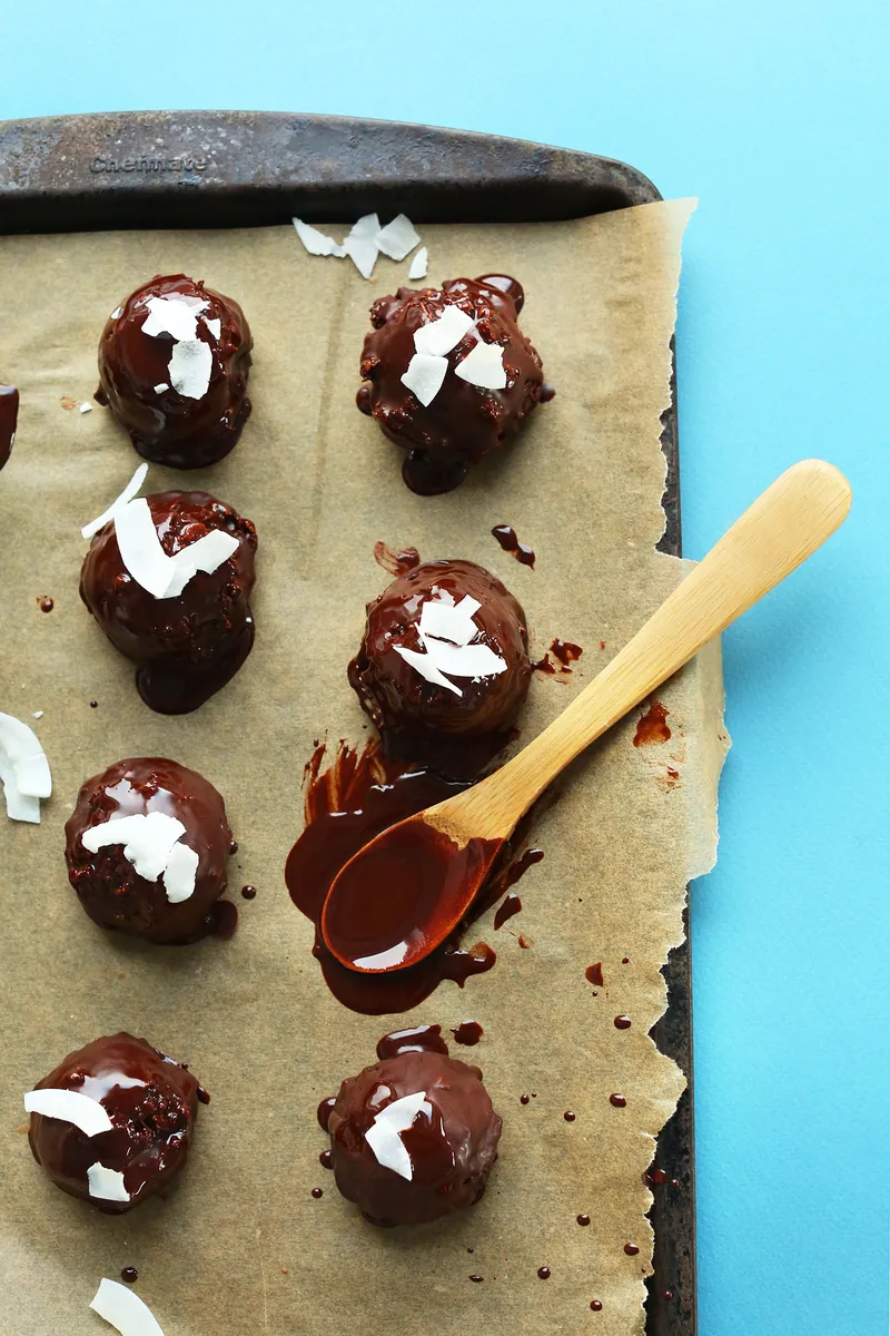 Double Chocolate Macaroons