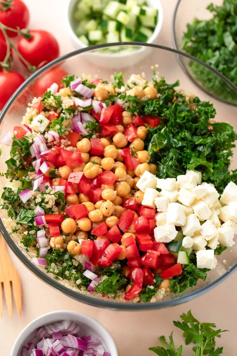 Chickpea Feta Salad