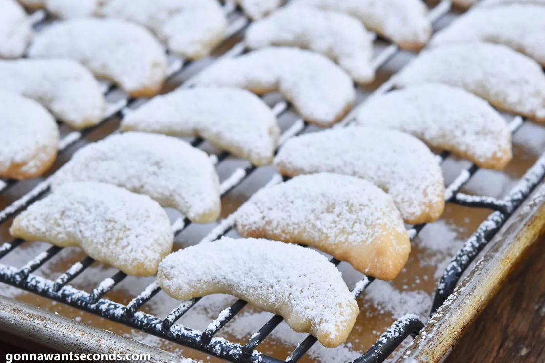 Almond Crescent Cookies