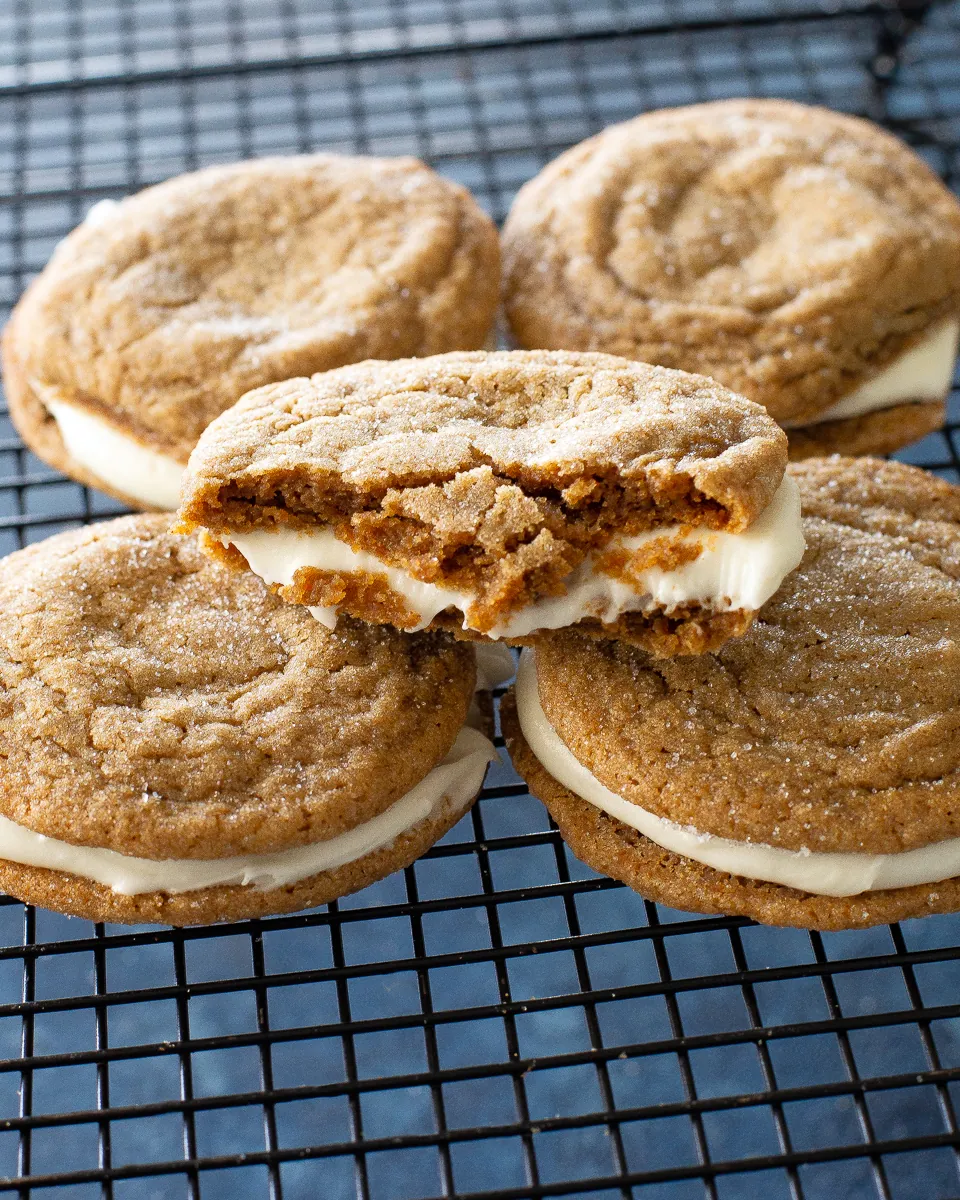 Gingerbread Sandwich Cookies