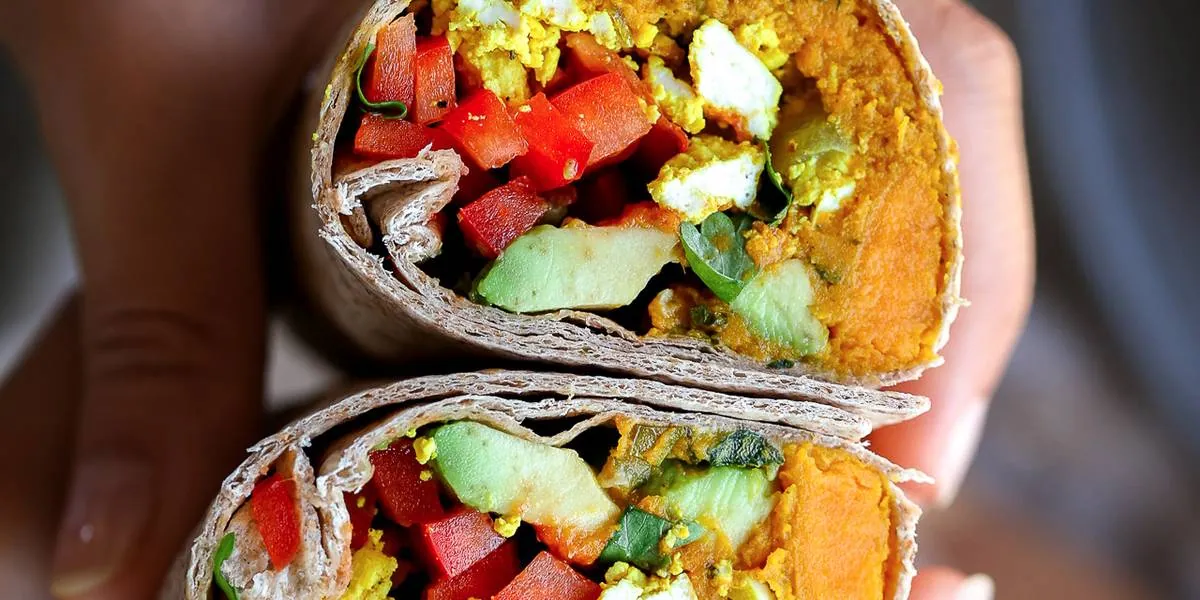 Sweet Potato Tofu Wraps