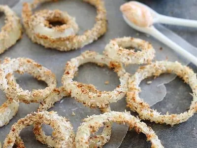 Coconut Baked Onion Rings