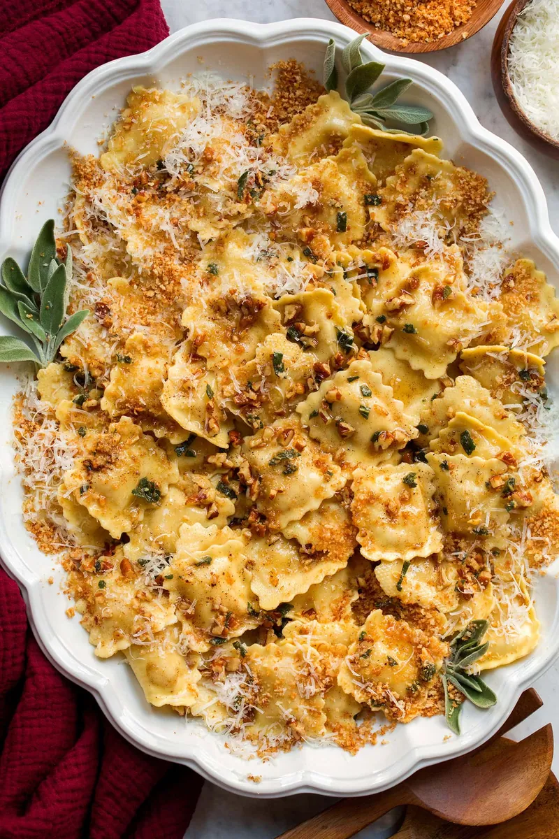 Browned Butter Sage Ravioli