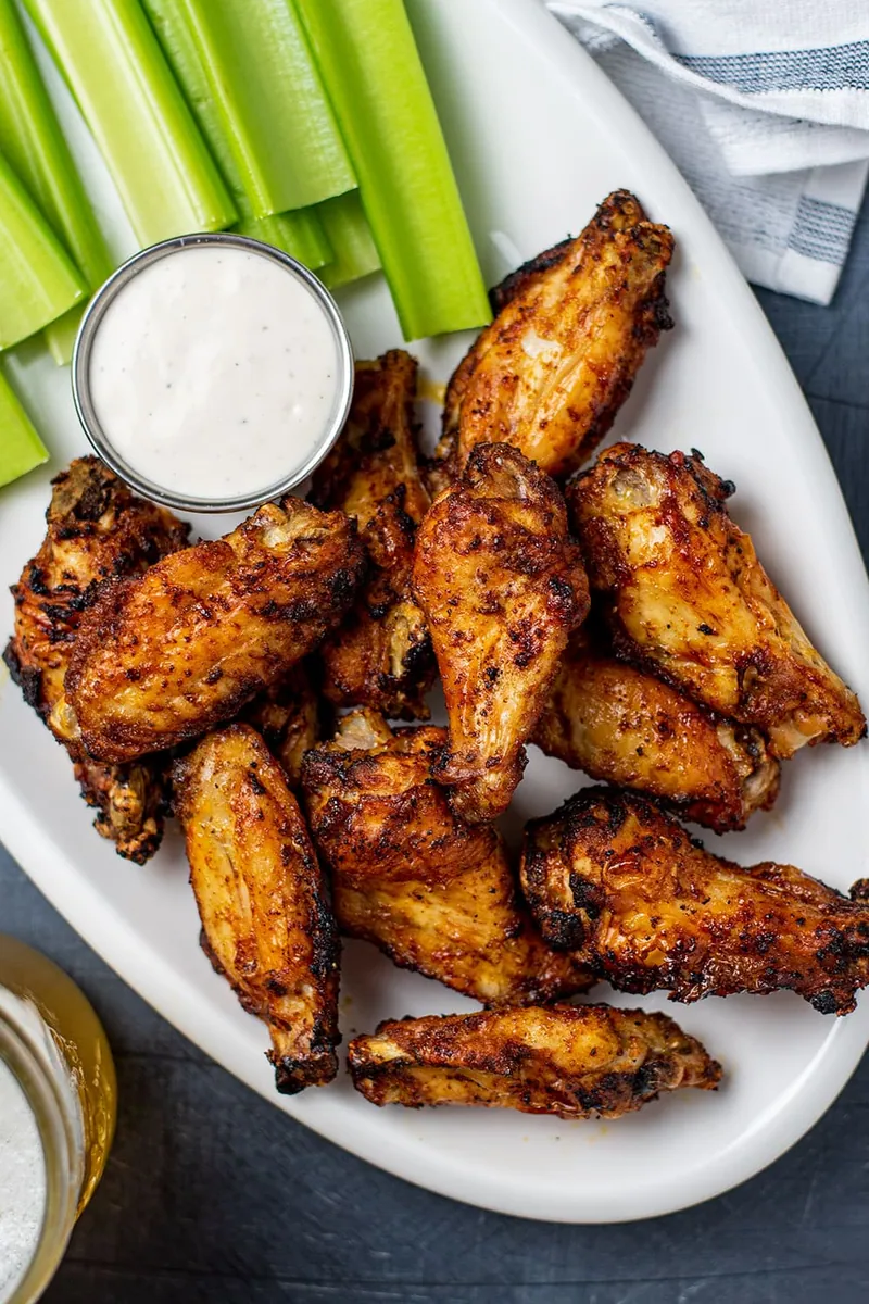 Dry Rub Air Fryer Wings