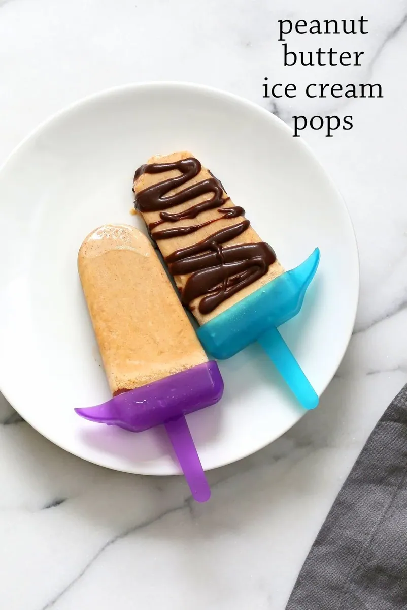 Chocolate Peanut Butter Popsicles