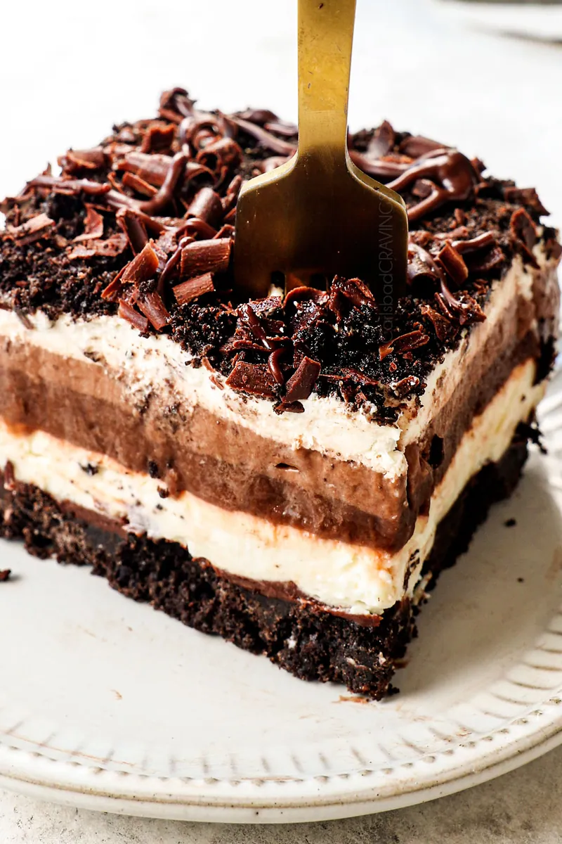Chocolate Cookie Lasagna