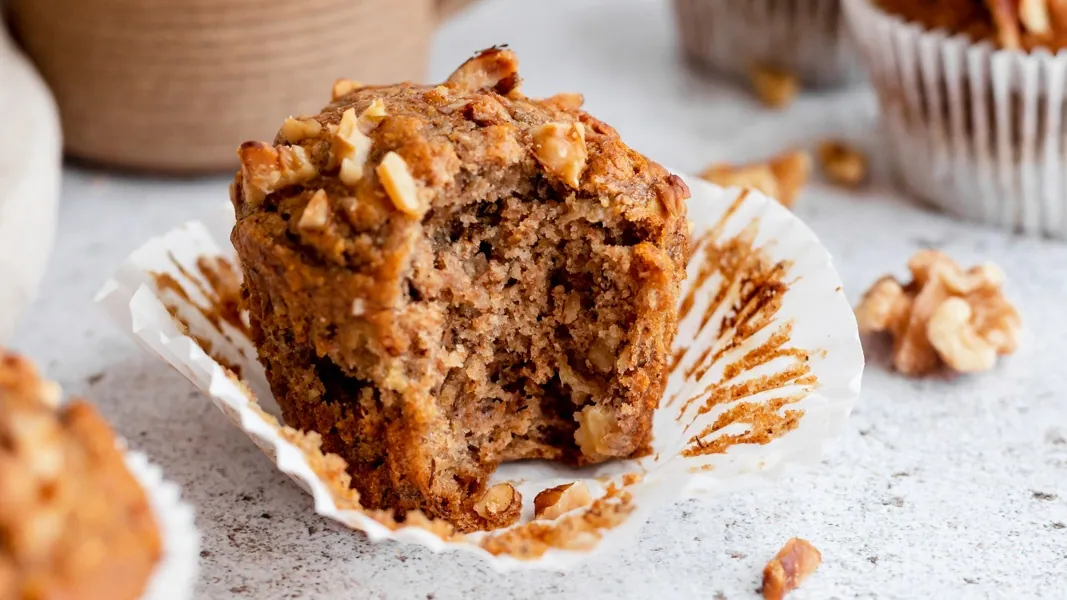 Healthy Banana Muffins