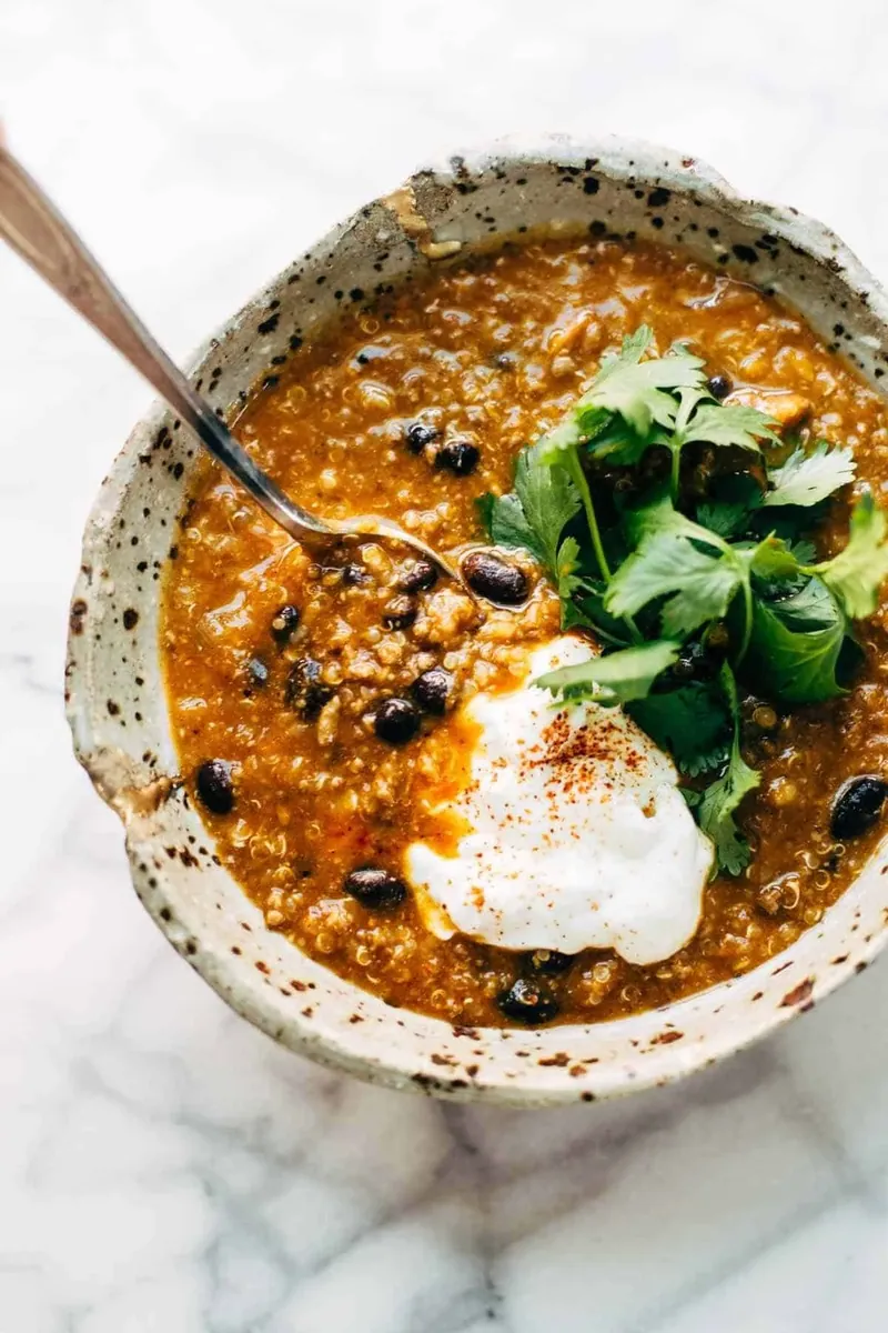 Sweet Potato Turkey Chili with ground turkey