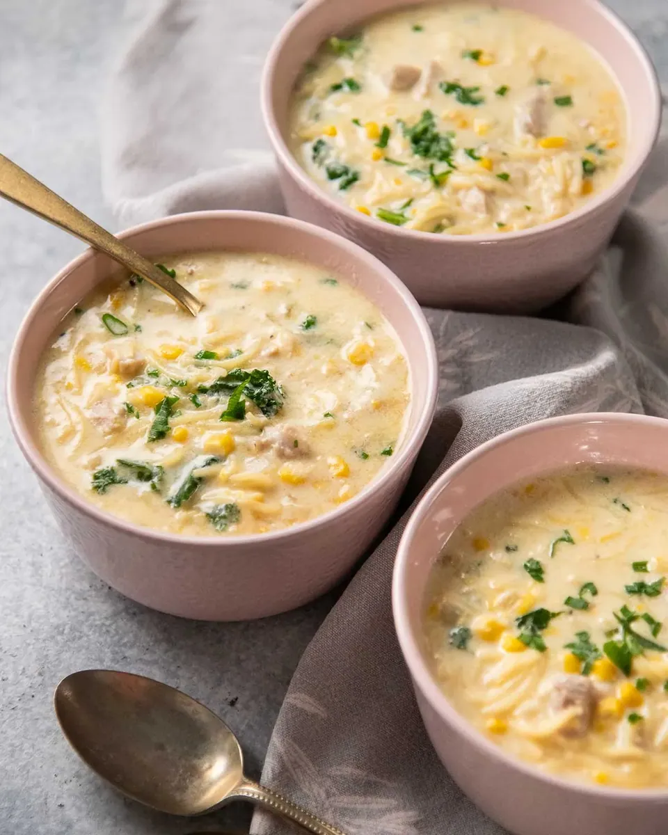Chicken Corn Pasta Soup