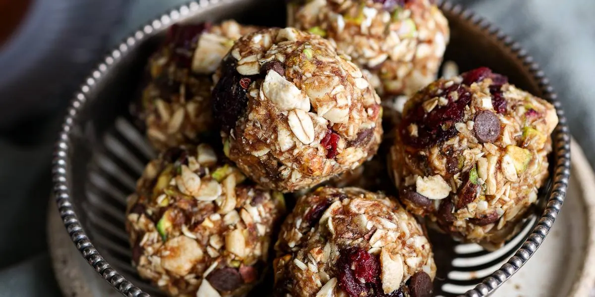 Pistachio Cranberry Energy Balls