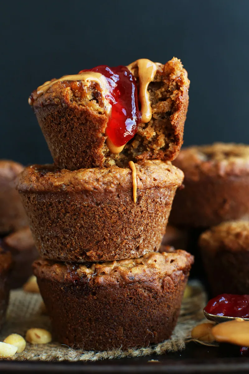 Peanut Butter Jelly Muffins