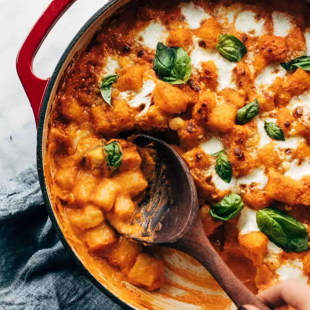 Baked Gnocchi with Vodka Sauce