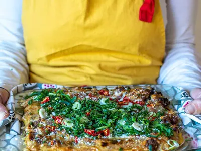Beef and Bean Enchilada Casserole