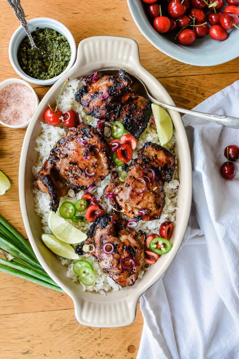 Cherry Jalapeno Grilled Chicken