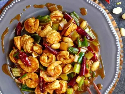 Kung Po Prawns