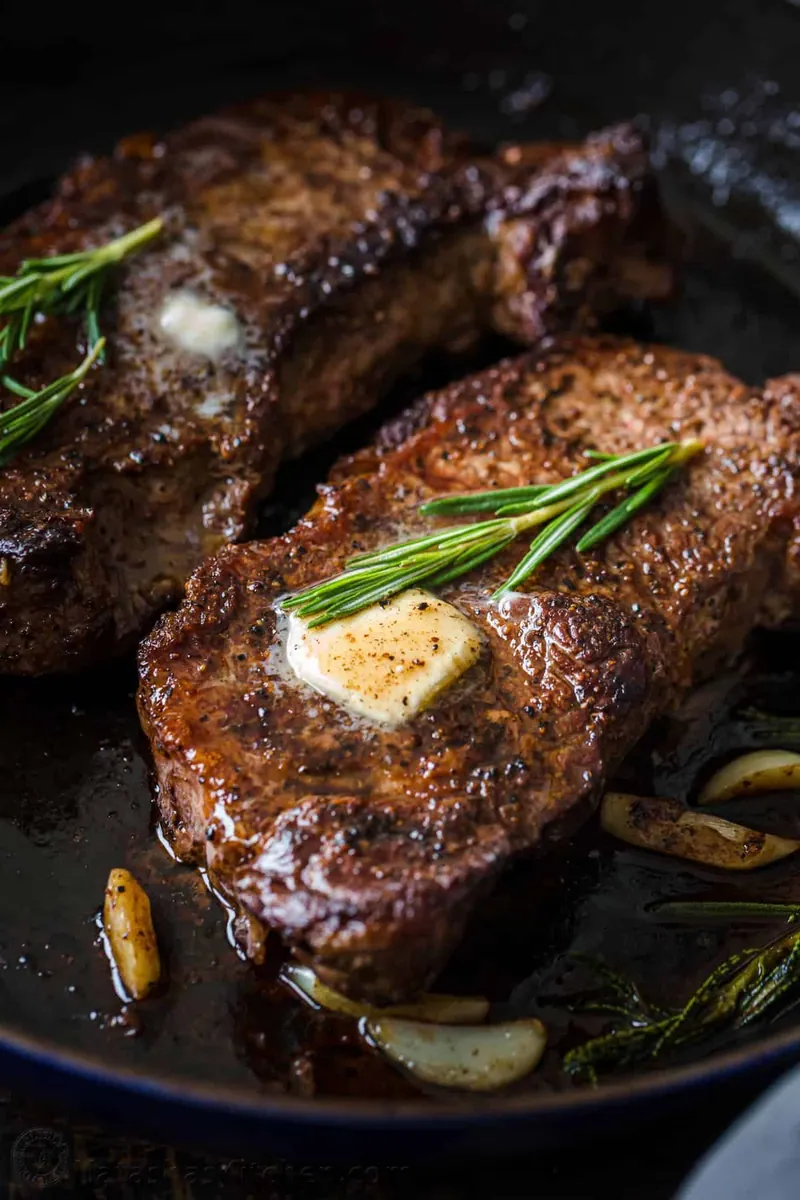 Garlic Butter Strip Steak