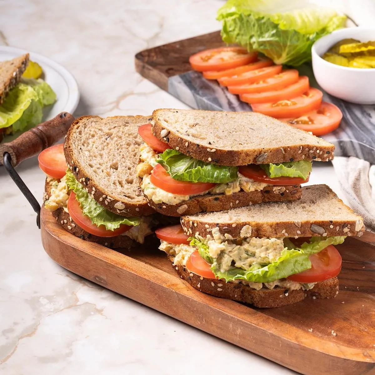 Chickpea Salad Sandwiches