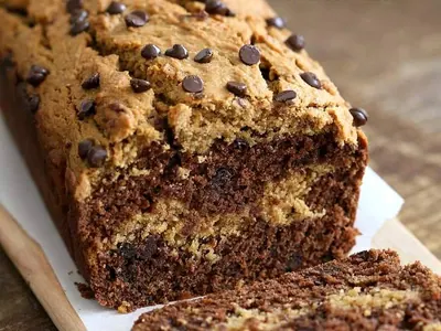 Peanut Butter Marble Cake