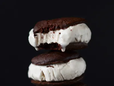Chocolate Coffee Ice Cream Sandwiches