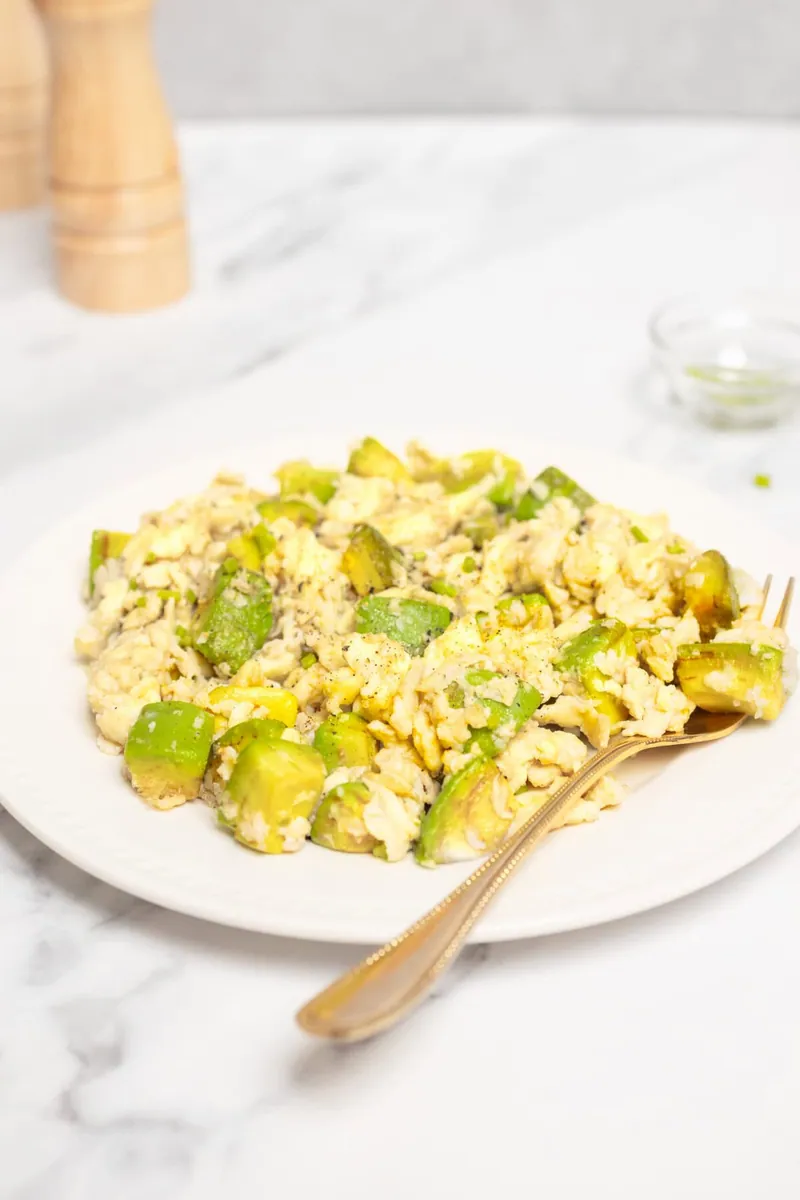 Avocado Scrambled Eggs