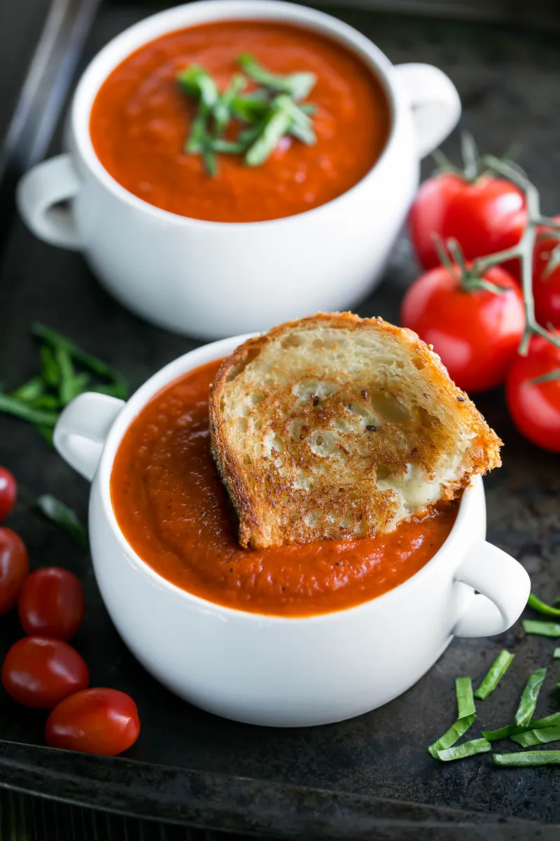 Instant Pot Tomato Soup with canned tomatoes