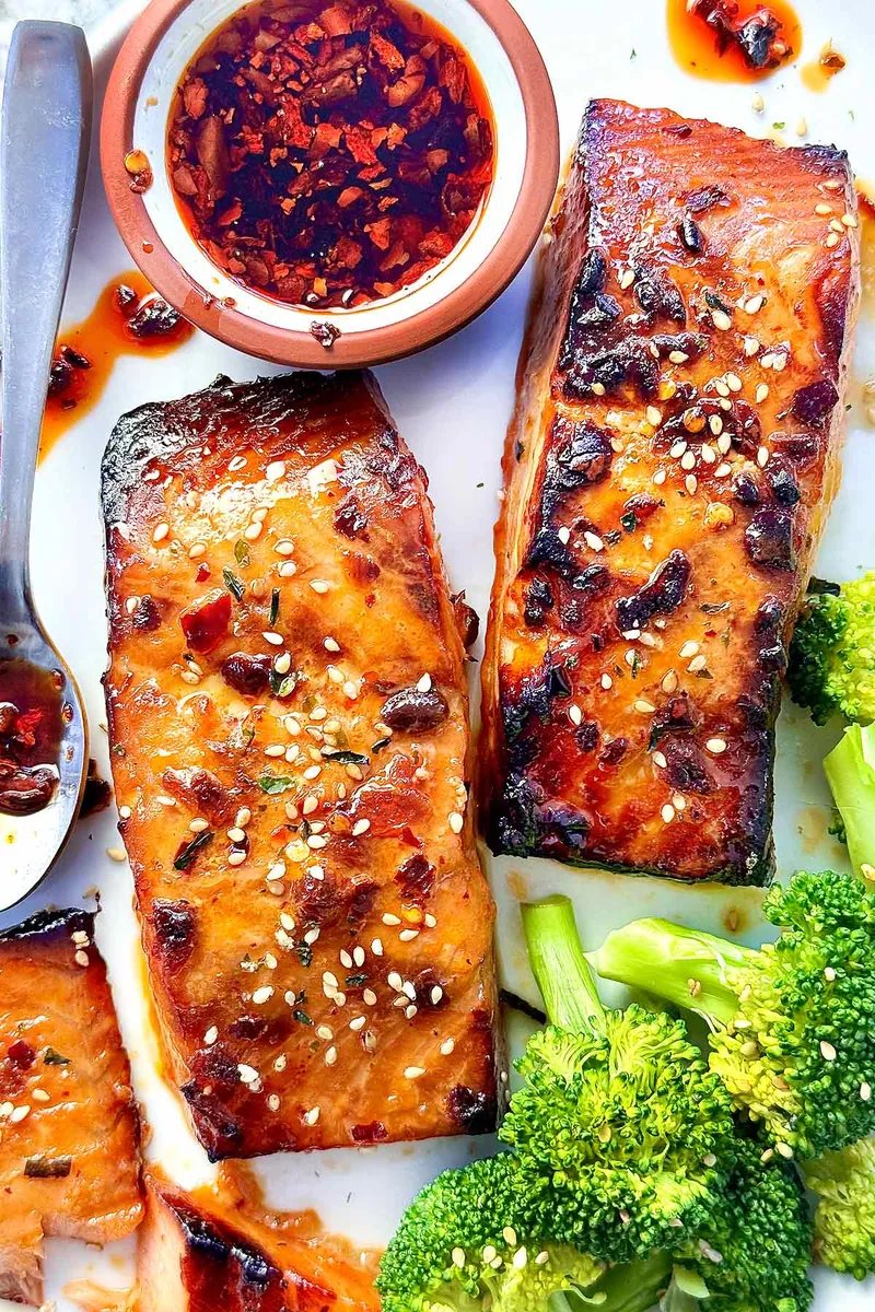 Chili Crisp Salmon